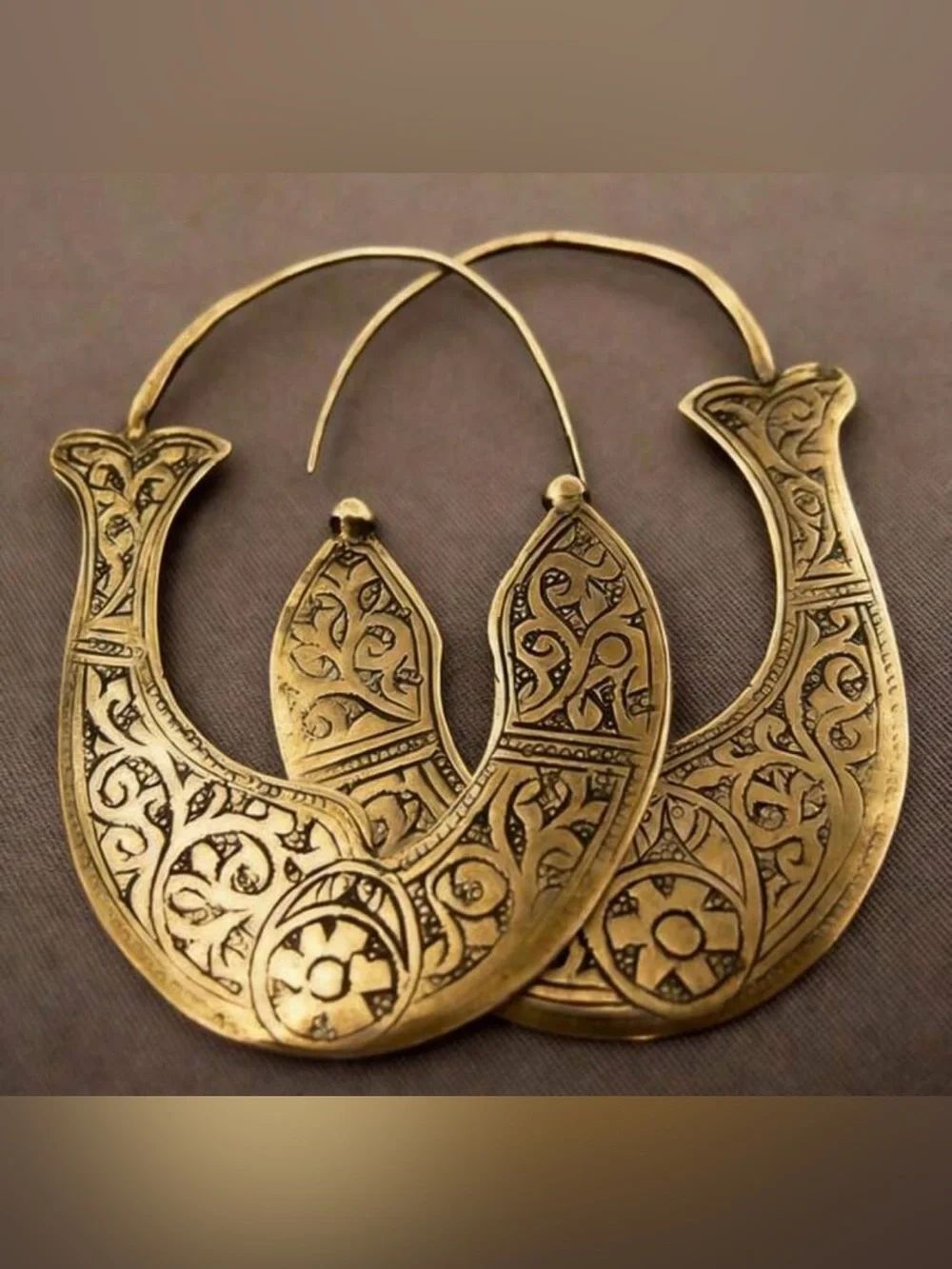 Boho hoop earrings N2382
